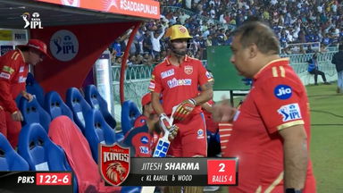 M21: LSG vs PBKS – Jitesh Sharma Wicket