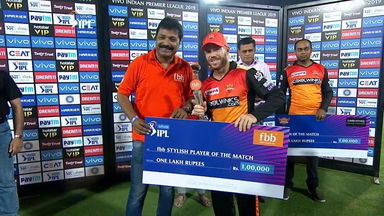 M11: SRH vs RCB – fbb Stylish Player of the Match – David Warner