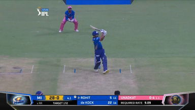 M24: MI vs RR – Rohit Sharma Six