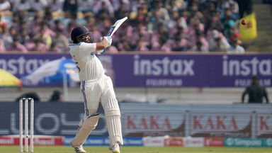 6 & 4: Rohit smacks a couple of powerful pulls off Rehan Ahmed