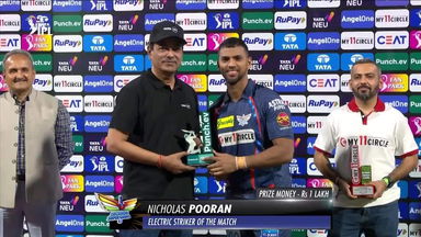 M34: LSG vs CSK – Punch.ev Electric Striker of the Match – Nicholas Pooran