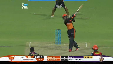 Q2: SRH vs KKR – Rashid Khan Six