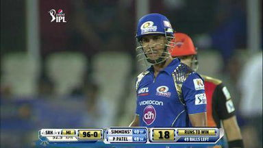 M56: SRH vs MI – Lendl Simmons Six