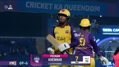 M14 - UPW vs MI: Poonam Khemnar Wicket