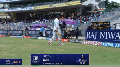 IND vs BAN 2024, 1ST Test: Liton Das Wicket