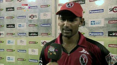 CLT20 2013 M7: T&T vs SRH   –   Interview – Denesh Ramdin