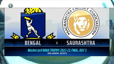 Ranji Trophy  2022/23, Final Bengal vs Saurashtra  Day 3: Match Highlights