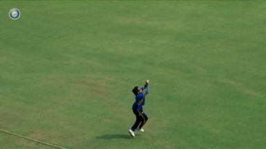 Senior Women's T20 Trophy 2024 SF1: Mumbai vs Uttarakhand: Judge. Grab. Balance: Mansi Joshi's excellent catch