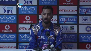 M17: DD vs MI – Press Conference – Krunal Pandya