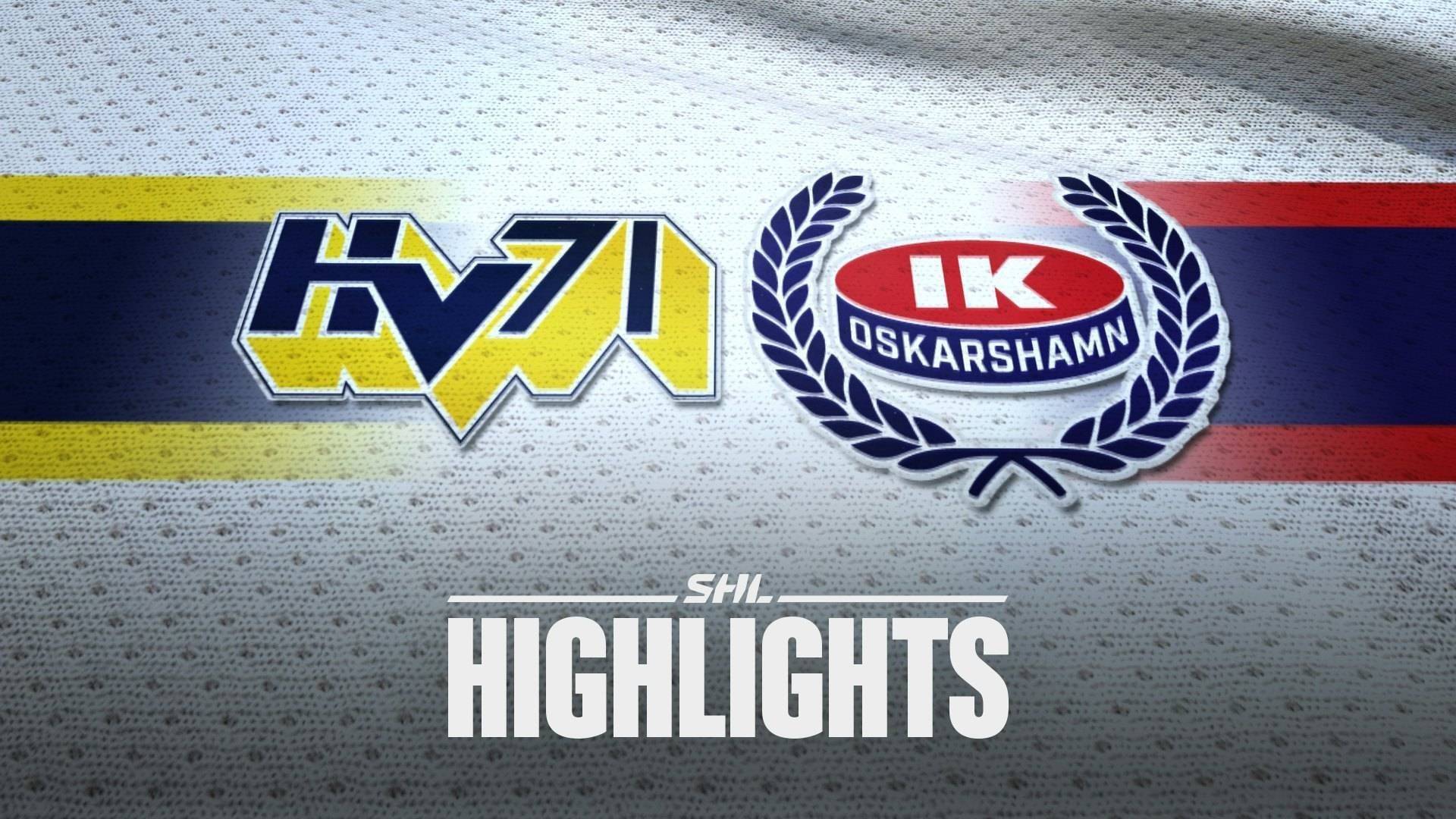 Se målen från den sjunde kvalmatchen mot Oskarshamn | HV71