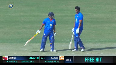 SMAT 2023 QF 3: Shivam Dube leads Mumbai's fightback with brilliant 48(36)
