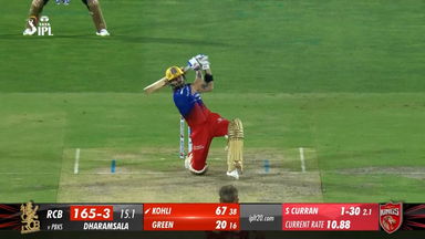 M58: PBKS vs RCB  – Virat Kohli Six