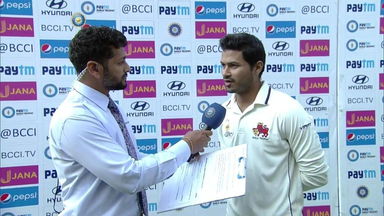 Ranji Trophy Final 2016-17 : Mumbai vs Gujarat - Aditya Tare Interview