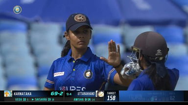Senior Women's T20 Trophy 2023 PQF 1: Amisha B sparkles with 4/23