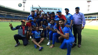 Mumbai clinch Vijay Hazare Trophy