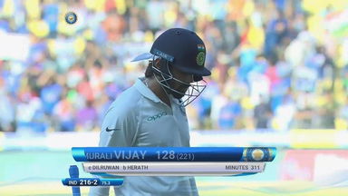 IND vs SL 2017, 2nd Test Day 2: Murali Vijay Wicket