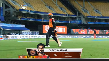 M06: SRH vs RCB – Vijay Shankar Wicket