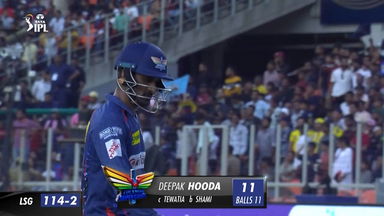 M51: GT vs LSG –  Deepak Hooda  Wicket