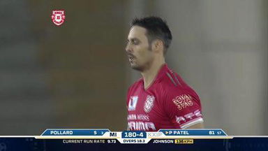 M21: KXIP vs MI – Parthiv Patel Wicket