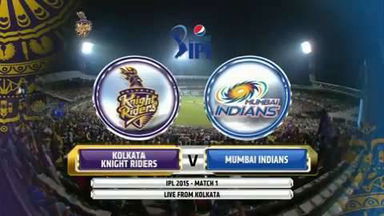 IPL 2015 M01: KKR vs MI – Match Highlights