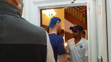 Dressing room visuals post India's win at Trent Bridge