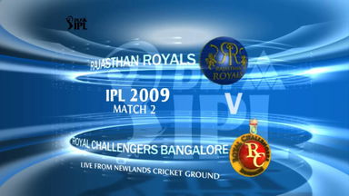 IPL 2009 Match 2 Highlights RR vs RCB