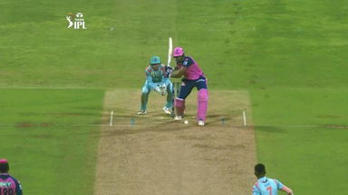 M20: RR vs LSG – Ravichandran Ashwin Six