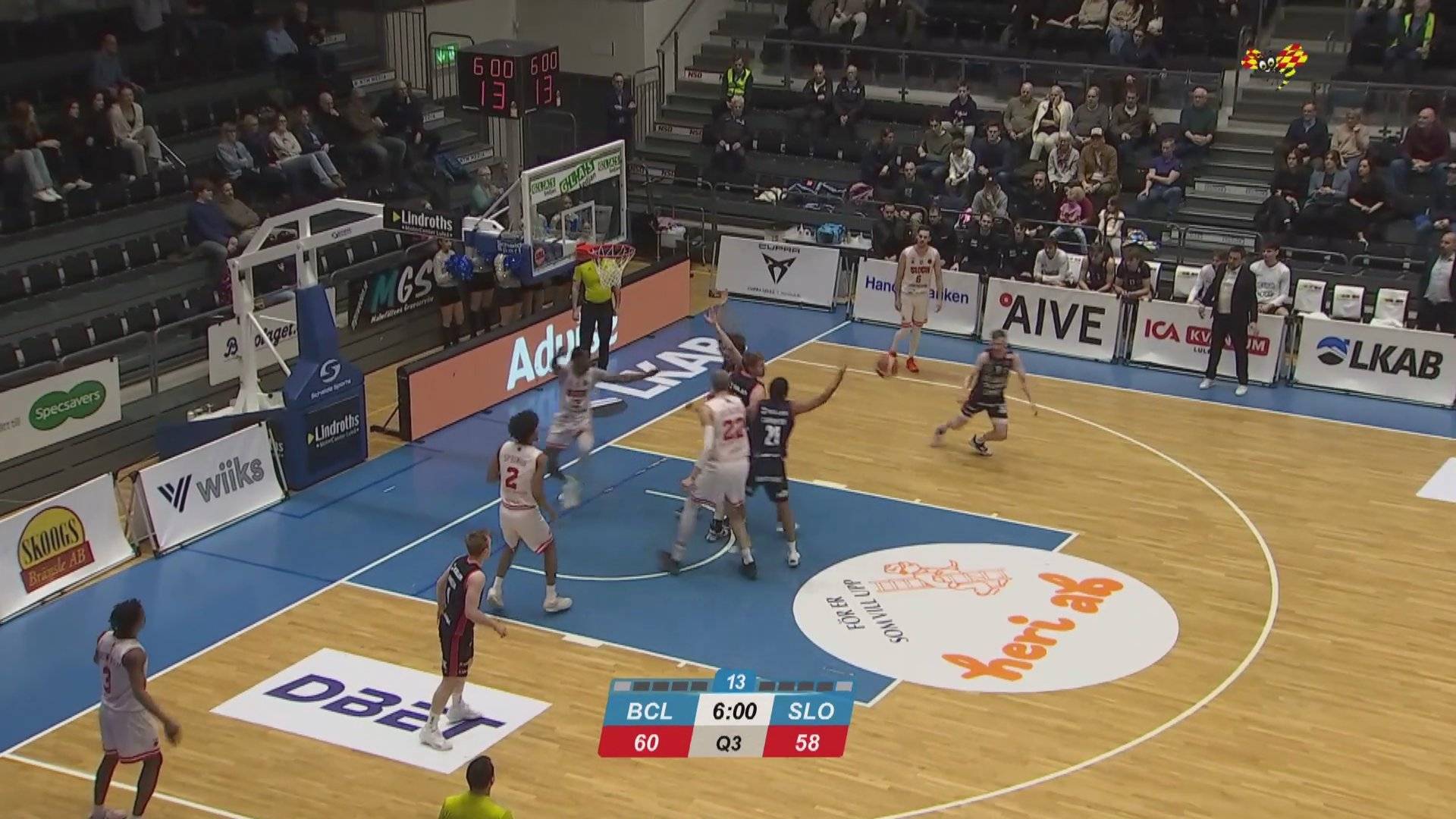 BC Luleå Tăng Tốc Thắng Lớn, Nhưng Vẫn Chưa Đủ Cho Ngôi Vô Địch