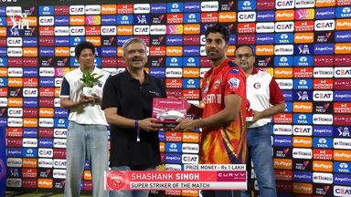 IPL 2025 M49: CSK vs PBKS - Curvv Super Striker of the Match - Shashank Singh