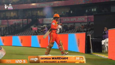 Wicket: Eliminator, Gujarat Giants vs Delhi Capitals, WPL 2026: Georgia Wareham Wicket