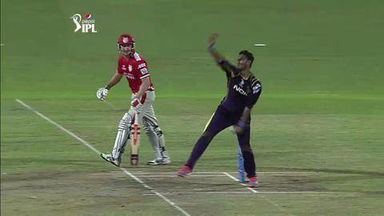 M57: KXIP vs KKR – Rishi Dhawan Wicket