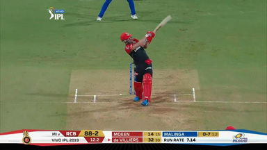 M31: MI vs RCB – AB de Villiers Six