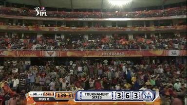 M36: SRH vs MI –  David Warner Six