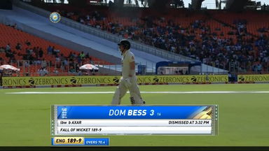 IND vs ENG 2021, 4th Test, Day 1: Dom Bess Wicket