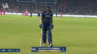 IPL 2026 M09: GT vs RR - Washington Sundar Wicket