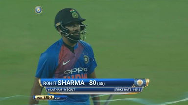 IND vs NZ 2017, 1st T20I: Rohit Sharma Wicket