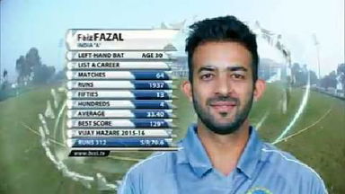 Prof DB Deodhar Trophy: India B vs India A, F Fazal’s 100