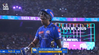 IPL 2025 Q2: PBKS vs MI - Suryakumar Yadav Wicket