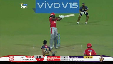M06: KKR vs KXIP – Chris Gayle Six