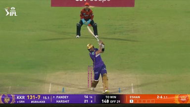 IPL 2025 M68: SRH vs KKR - Manish Pandey Six