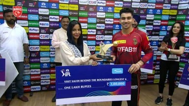 M02: PBKS vs KKR – Visit Saudi Beyond the Boundaries Longest 6 of the Match – Rahmanullah Gurbaz