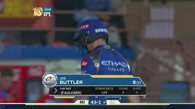 M35: GL vs MI – Jos Buttler Wicket