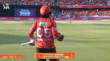 IPL 2026 M45: SRH vs KKR - Shivang Kumar Wicket
