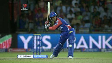 M45: DD vs KXIP – Mayank Agarwal Six