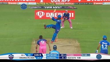 M23: RR vs DC – Shimron Hetmyer Six