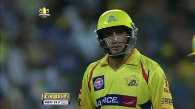 Match 74 CSK vs MI – Hussey's Wicket