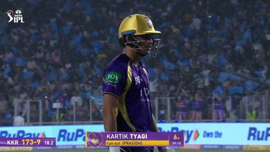 IPL 2026 M25: GT vs KKR - Kartik Tyagi Wicket