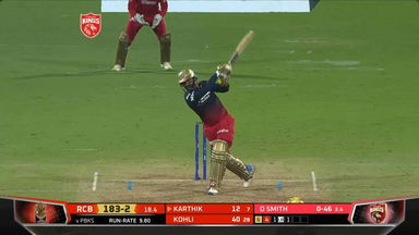 M03: PBKS vs RCB – Dinesh Karthik Six