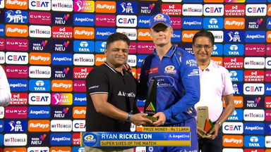IPL 2025 M50: RR vs MI - Angel One Super Sixes of the Match - Ryan Rickelton