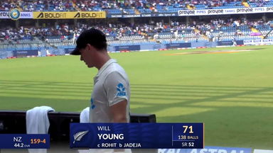 IND vs NZ 2024, 3rd Test: Will Young Wicket
